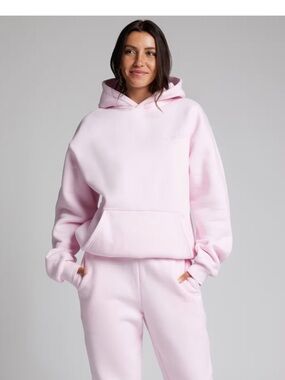 Comfrt Minimalist Pink Hoodie
